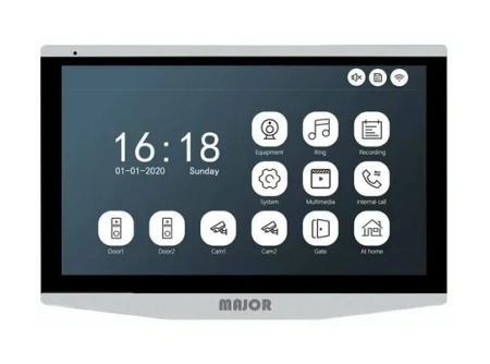 Видеодомофон Major City 7с монитором 1024x600